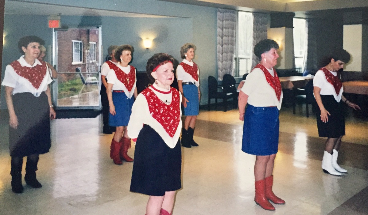 The golden girls dancing together