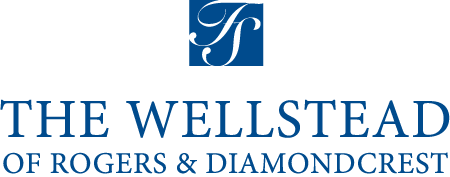 The Wellstead of Rogers & Diamondcrest Senior Living logo