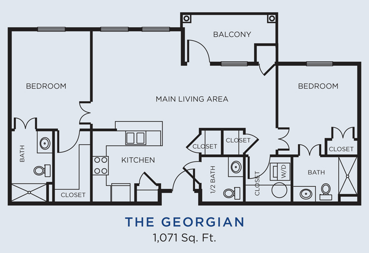Floor plan: The Georgian