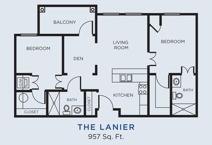 Floor plan: The Lanier