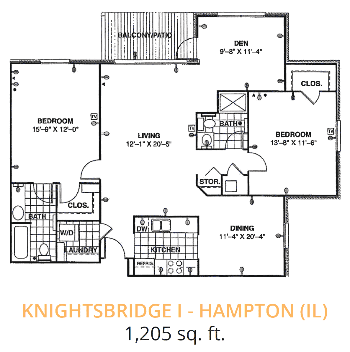 Floor plan: Hampton