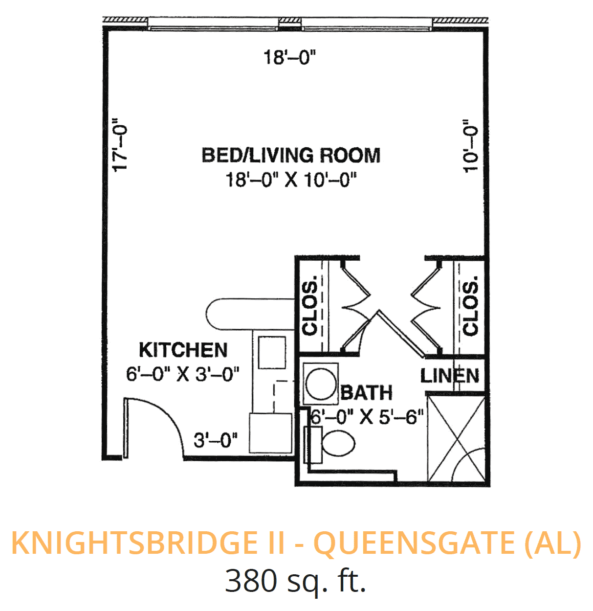 Floor plan: Queensgate