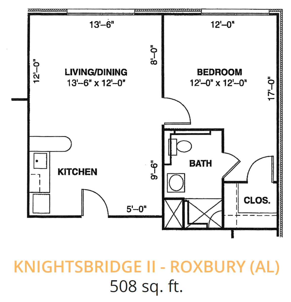 Floor plan: Roxbury