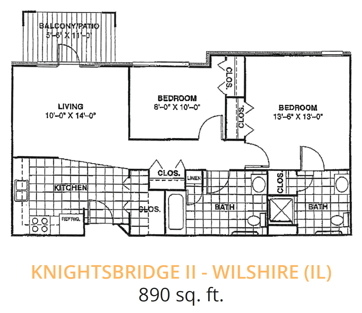 Floor plan: Wilshire