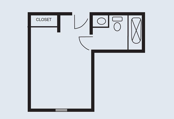Floor plan: Private Room