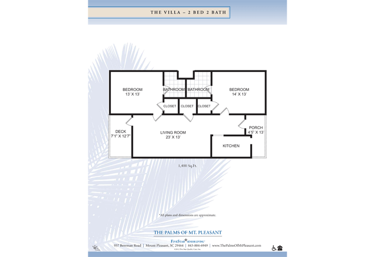 Floor plan: The Villa