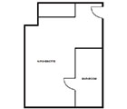Floor plan: Kitchenette