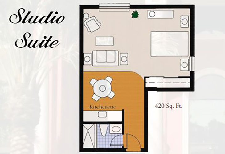 Floor plan: Studio Suite