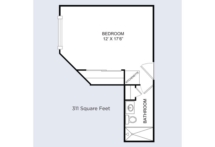Floor plan: Arbor Studio