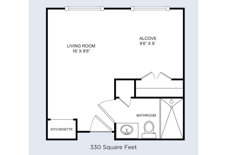 Floor plan: Terrace Suite