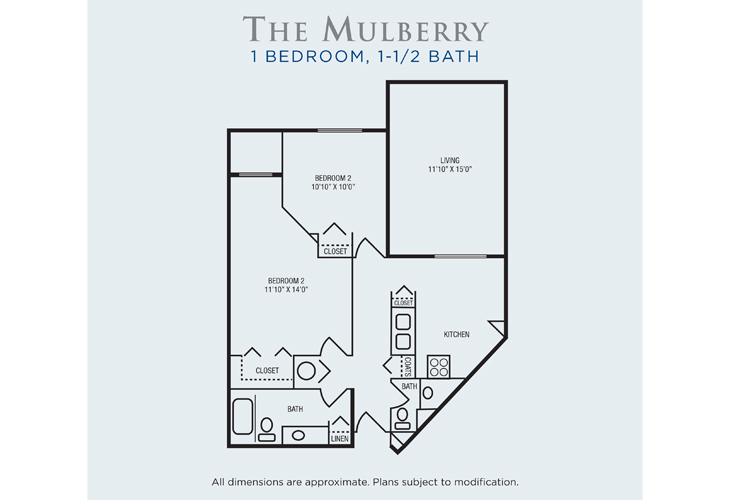 Floor plan: The Mulberry