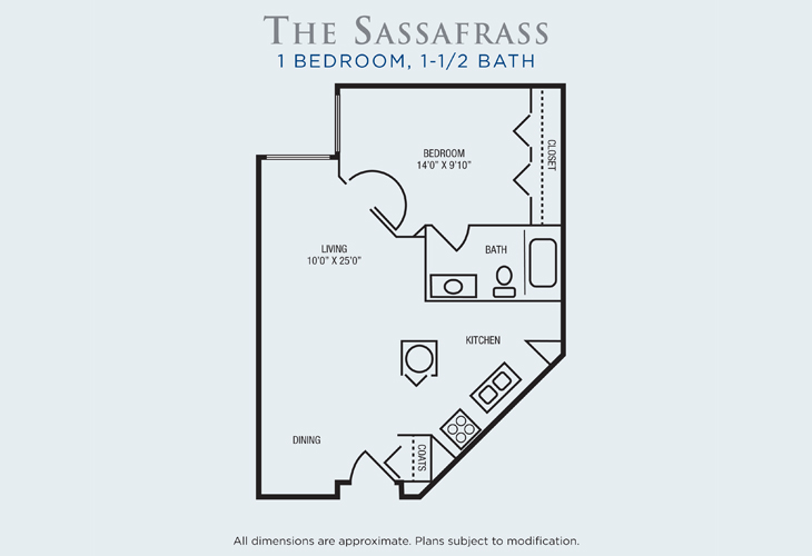 Floor plan: The Sassafrass