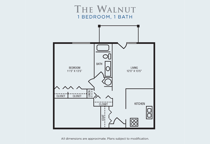 Floor plan: The Walnut