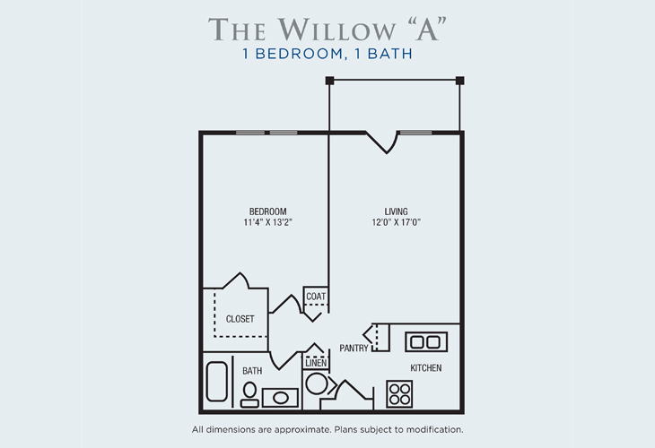 Floor plan: The Willow 