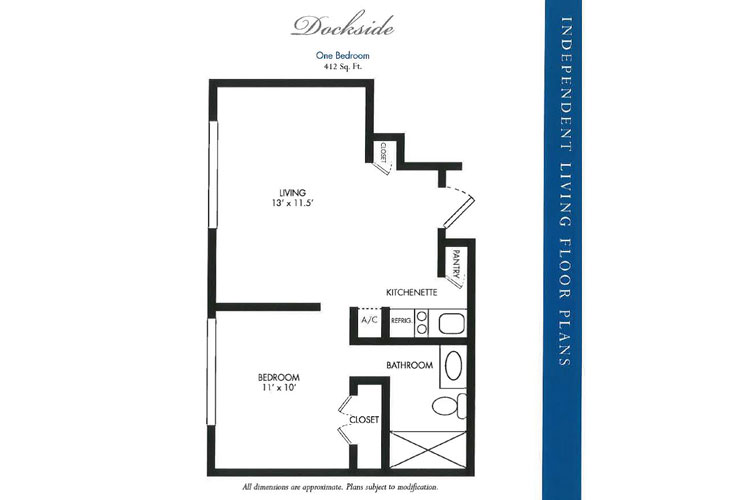 Floor plan: Dockside