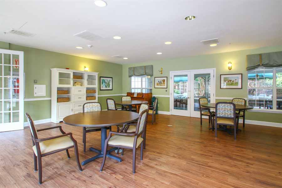 Carriage House Senior Living Community activity room
