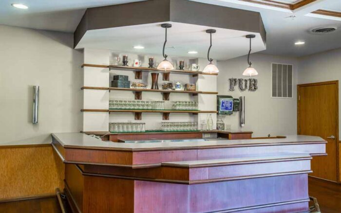 Bar/Pub with glasses