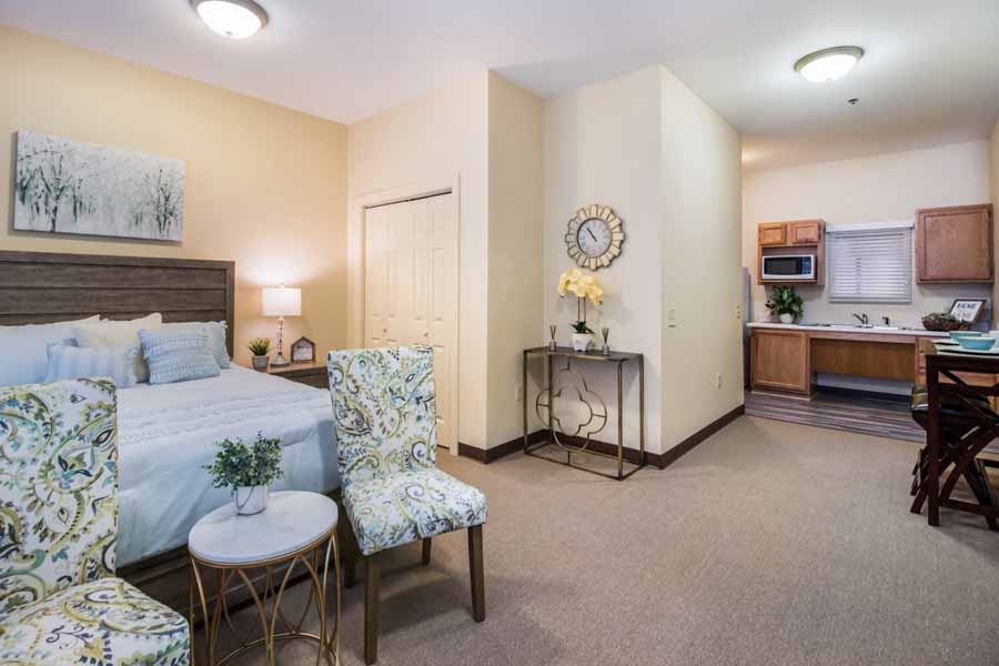 model apartment at Fieldstone Place