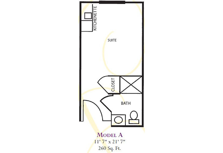 Floor plan: Model A