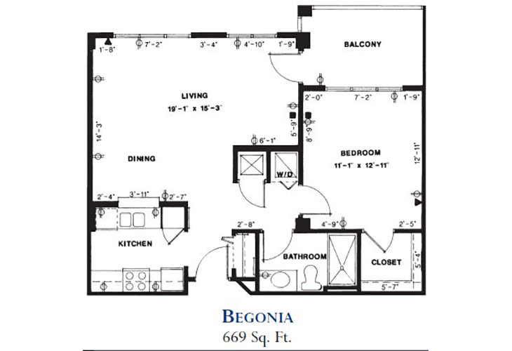 Floor plan: Begonia