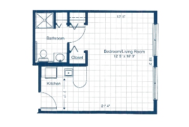 Floor plan: Ambassador Assisted Living - Alcove