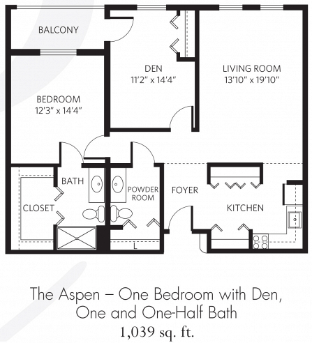 Floor plan: The Aspen