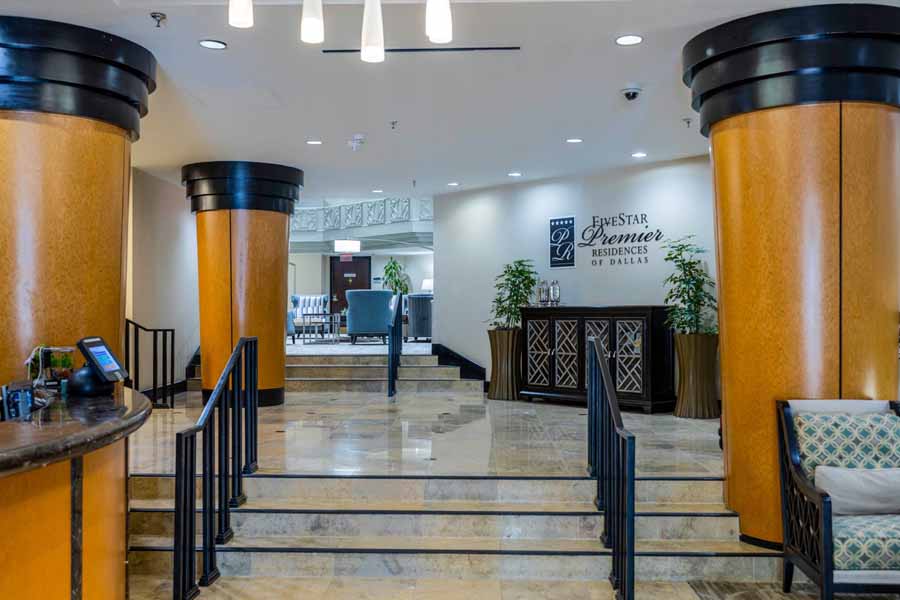 Five Star Premier Residences of Dallas lobby