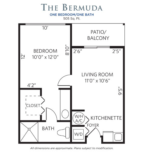 Floor plan: The Bermuda
