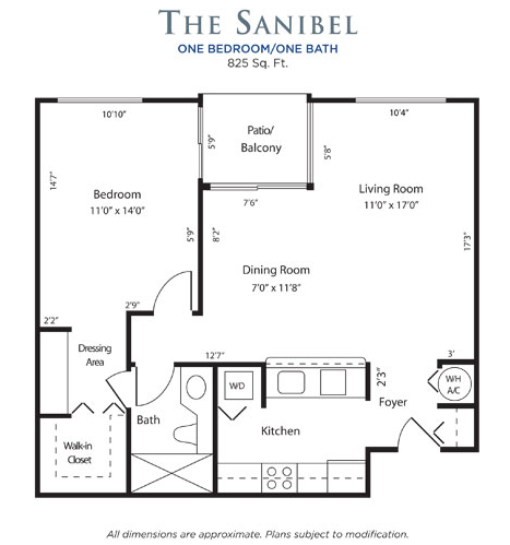 Floor plan: The Sanibel