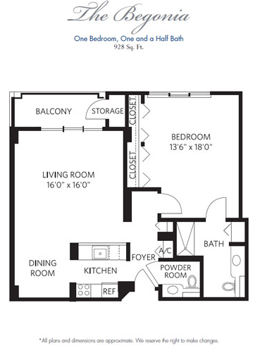 Floor plan: The Begonia