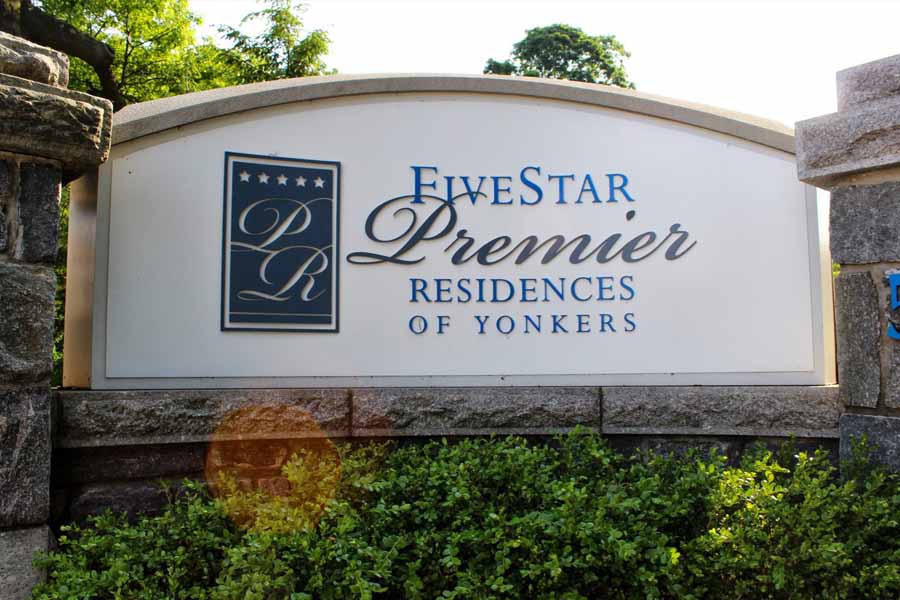 Five Star Premier Residences of Yonkers exterior sign