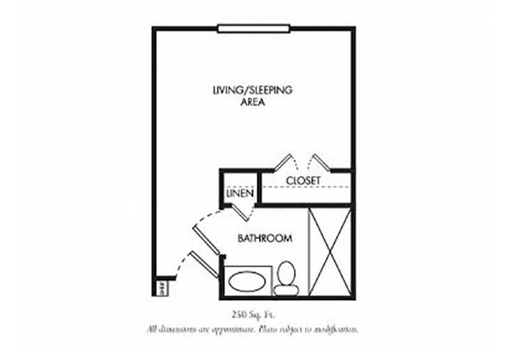 Floor plan: Cornwall - Studio