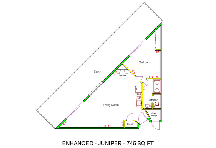 Floor plan: Enhanced Juniper
