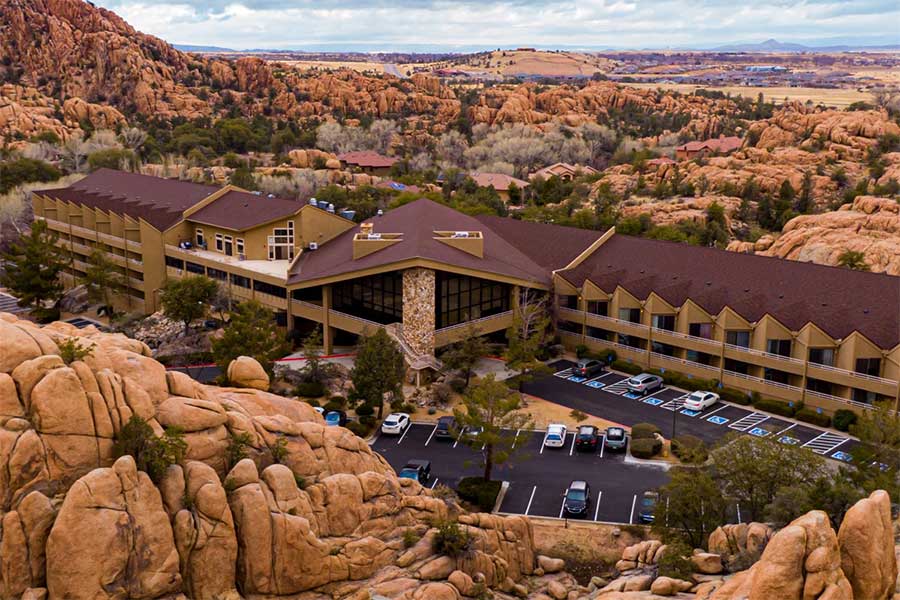Granite Gate Senior Living surrounded by natural beauty