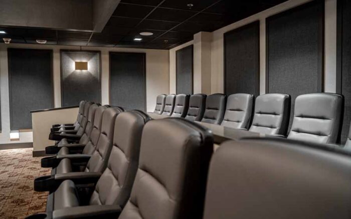 Movie theater seating