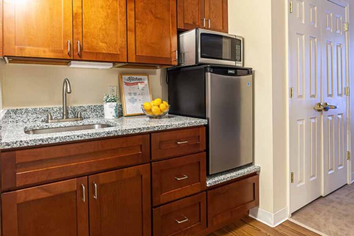 Model apartment Model apartment at HeartFields Assisted Living At Easton