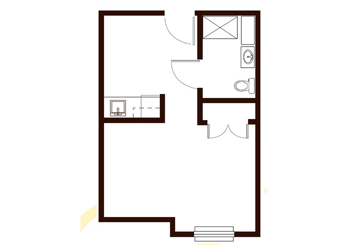 Floor plan: Single Type 1