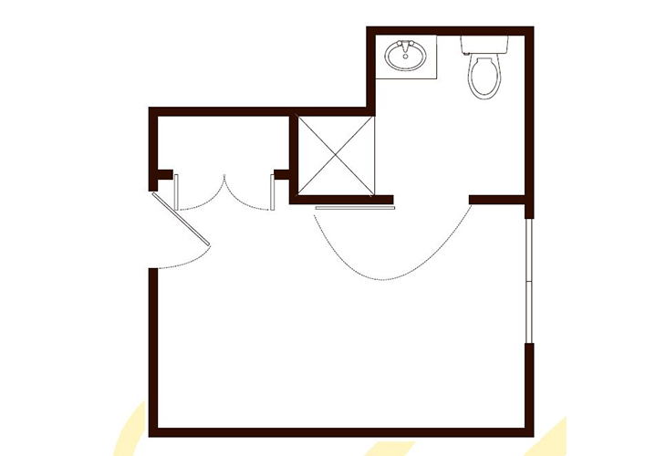 Floor plan: BTR Single