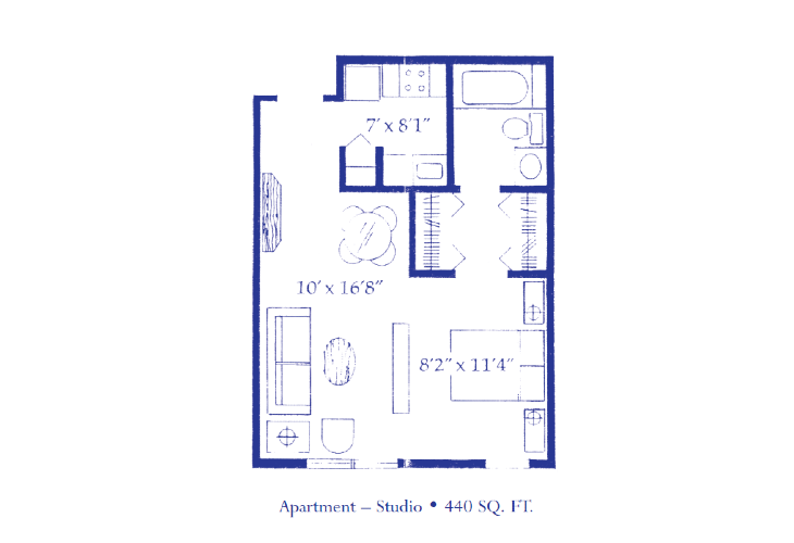 Floor plan: Studio - Apartment