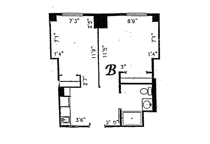 Floor plan: B