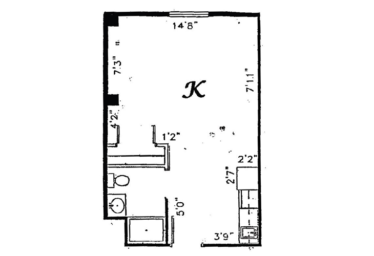 Floor plan: K