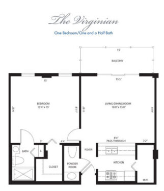 Floor plan: The Virginian