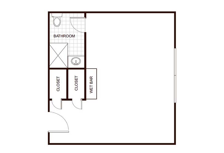 Floor plan: Companion Suite