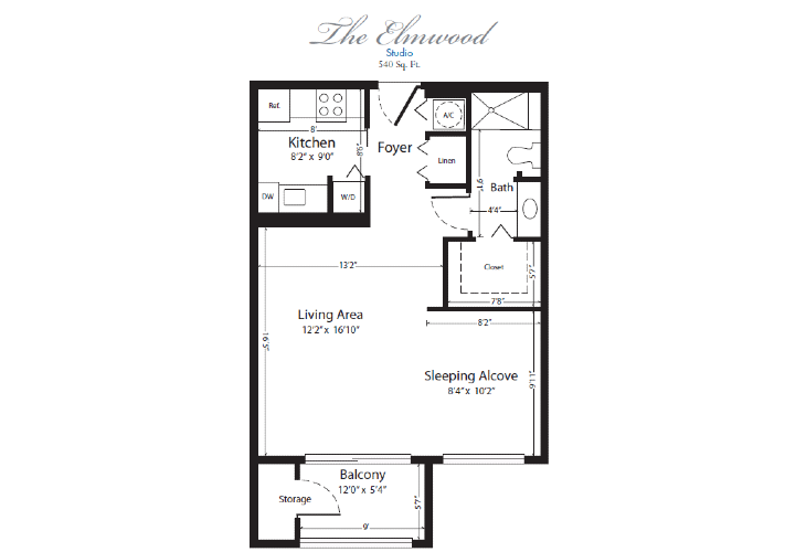 Floor plan: The Elmwood