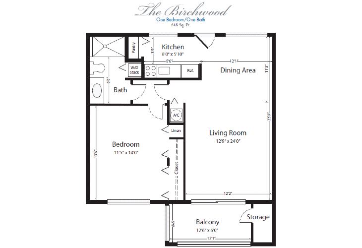 Floor plan: The Birchwood
