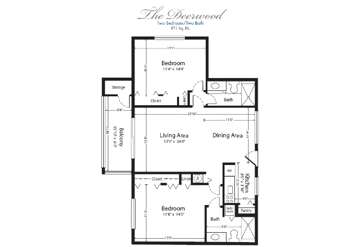 Floor plan: The Deerwood