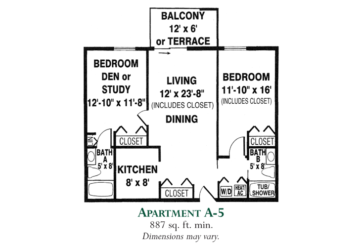 Floor plan: Apartment A-5