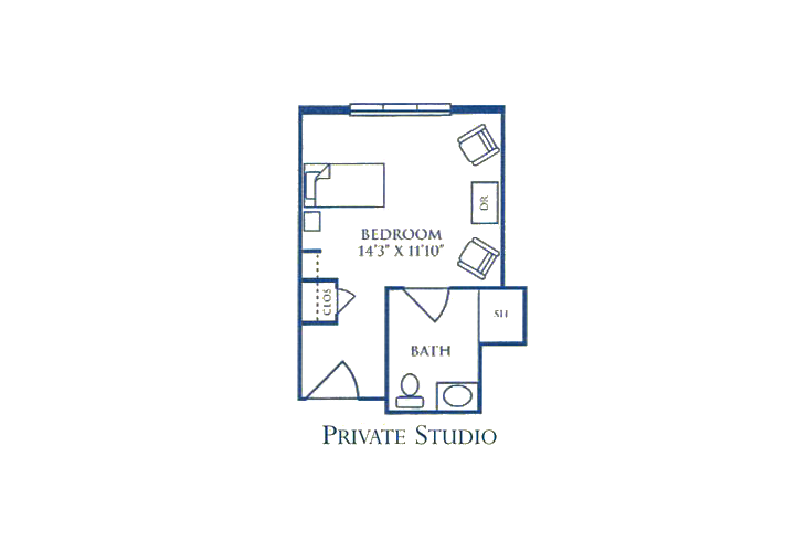 Floor plan: Private Studio