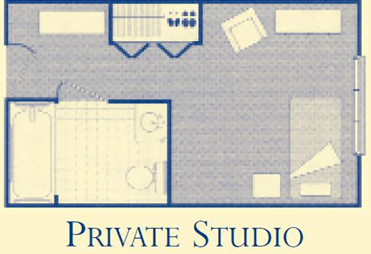 Floor plan: Private Studio