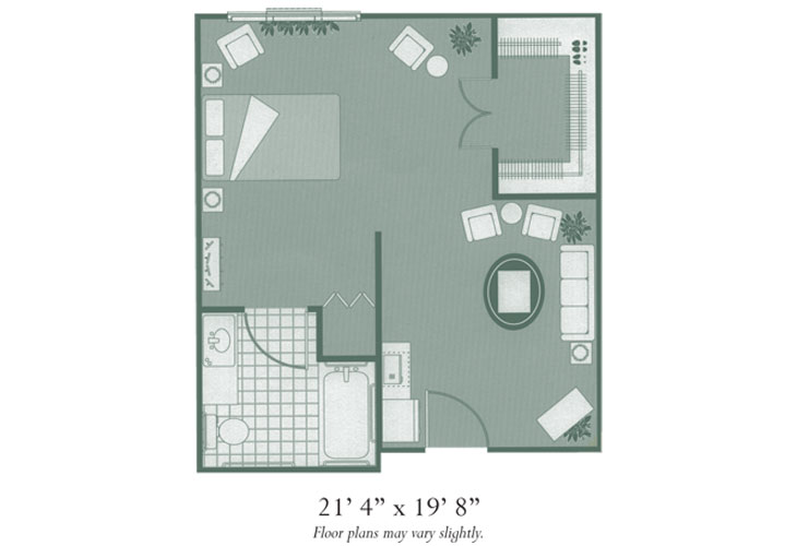 Floor plan: Alcove